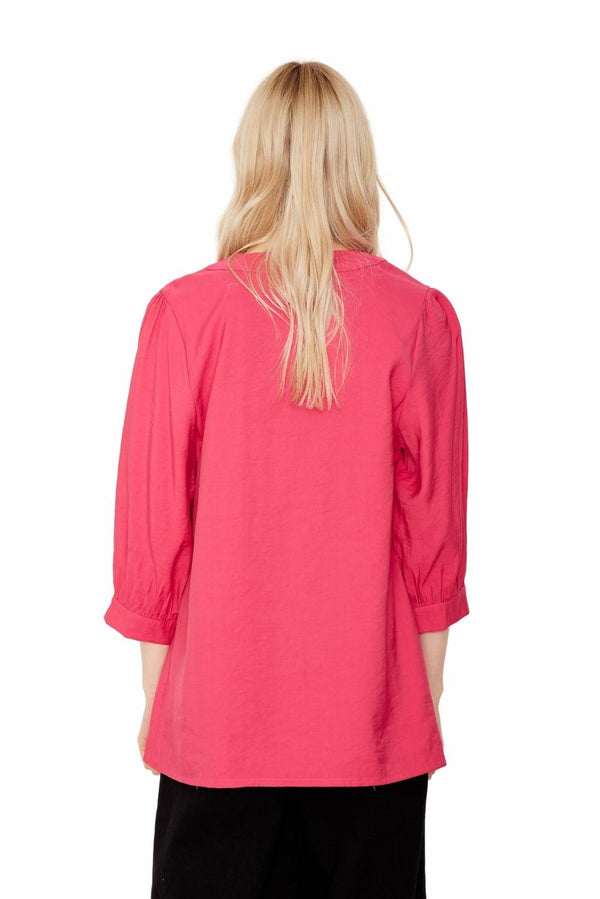 Kimono Eva corto fucsia