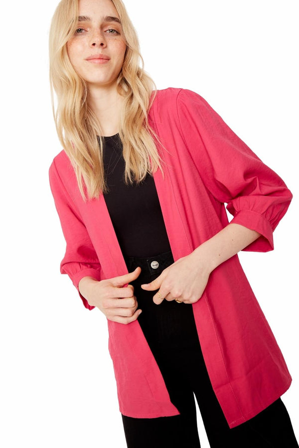 Kimono Eva corto fucsia