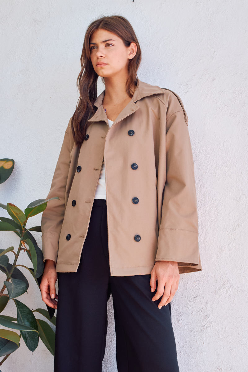 Trench Coat Cloe café – Jacinta Tienda