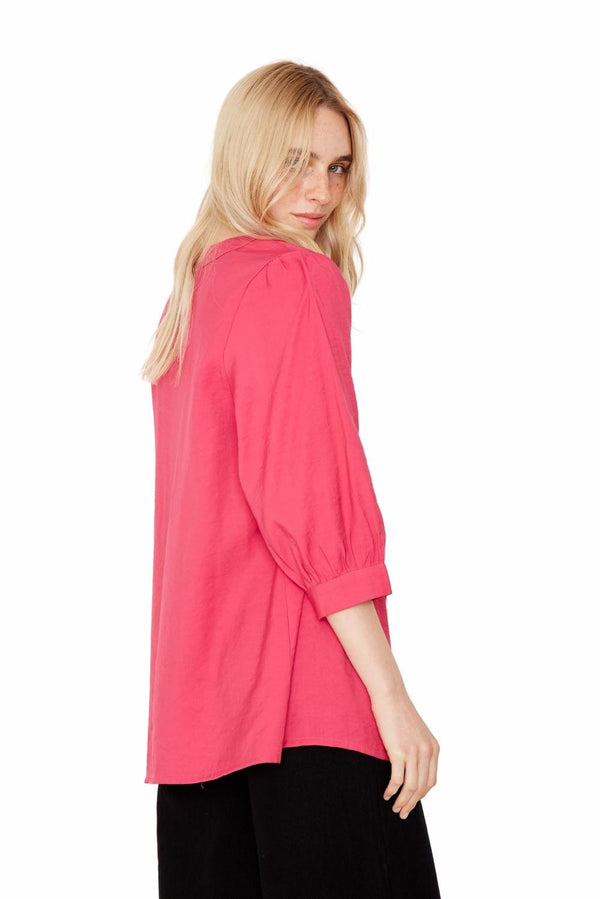 Kimono Eva corto fucsia