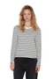 Polera Alaska rayas blanca