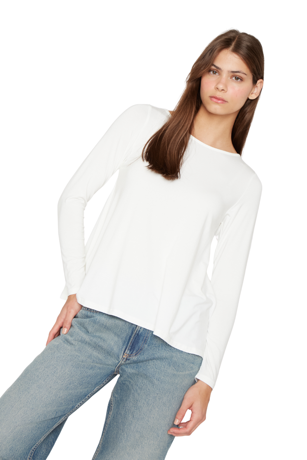 Polera Bianca campana blanca