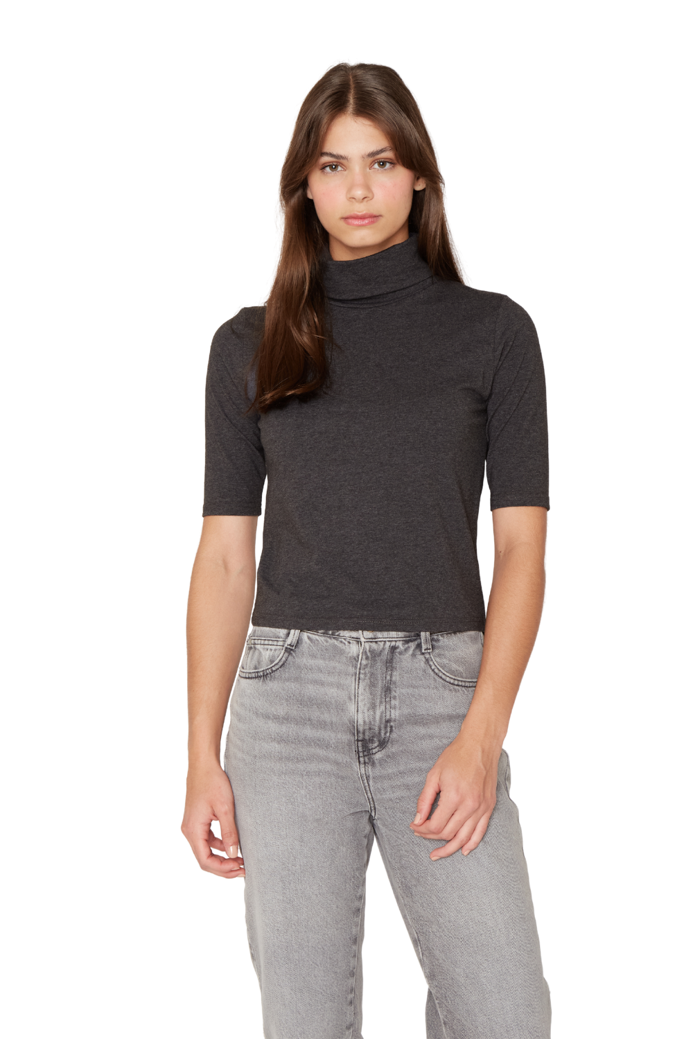 Polera Consu gris oscura