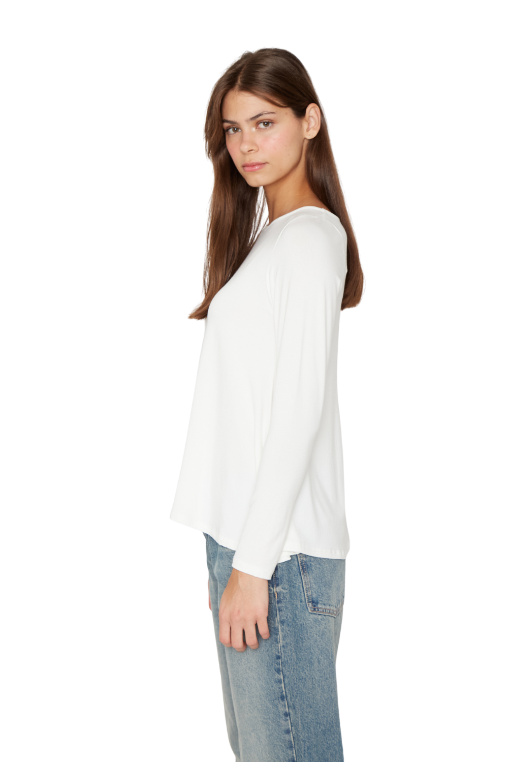 Polera Bianca campana blanca