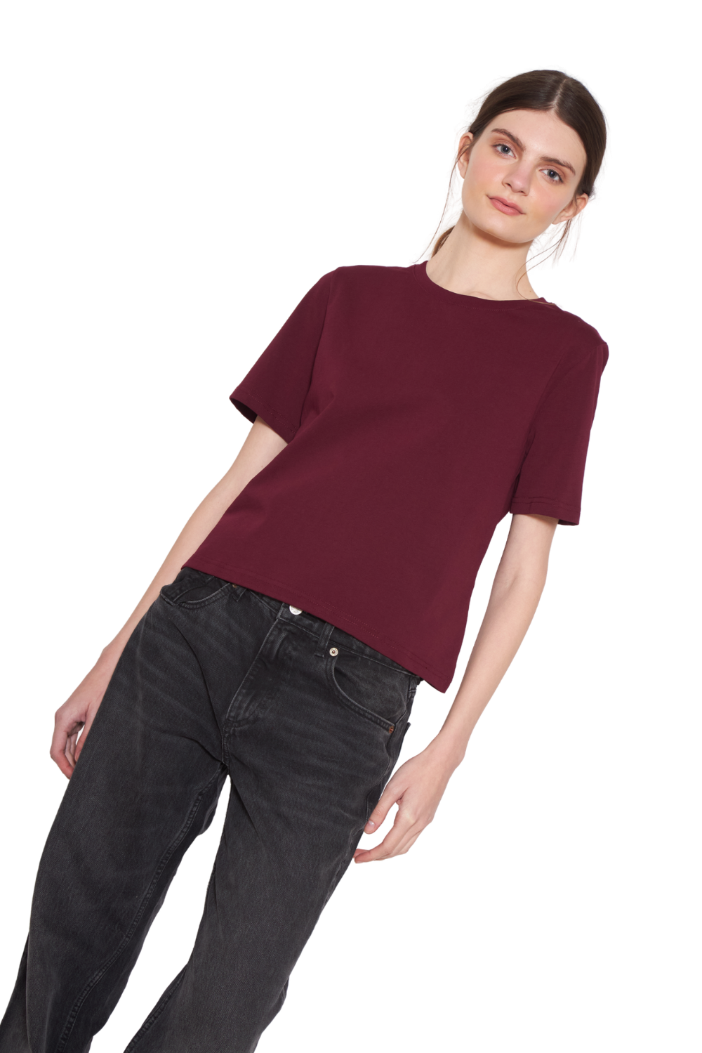 Polera Jacinta burdeo