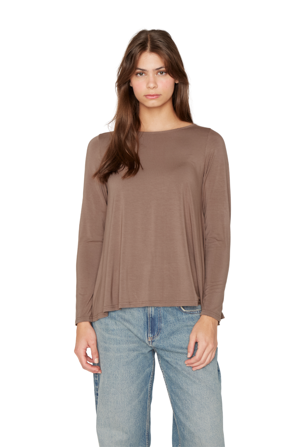 Polera Bianca Campana café