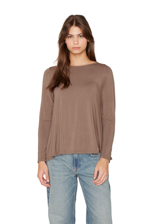 Polera Bianca Campana café