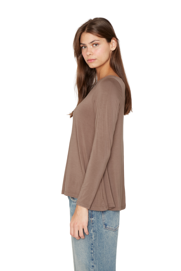 Polera Bianca Campana café