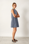 Vestido Elena Corto azul