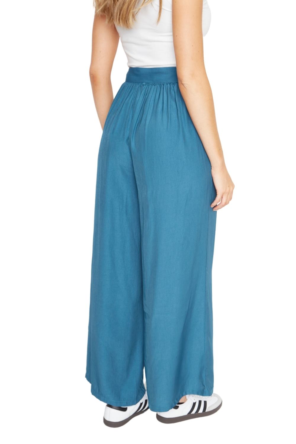Pantalón Greta largo III petróleo