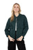 Chaqueta Bomber manga larga verde