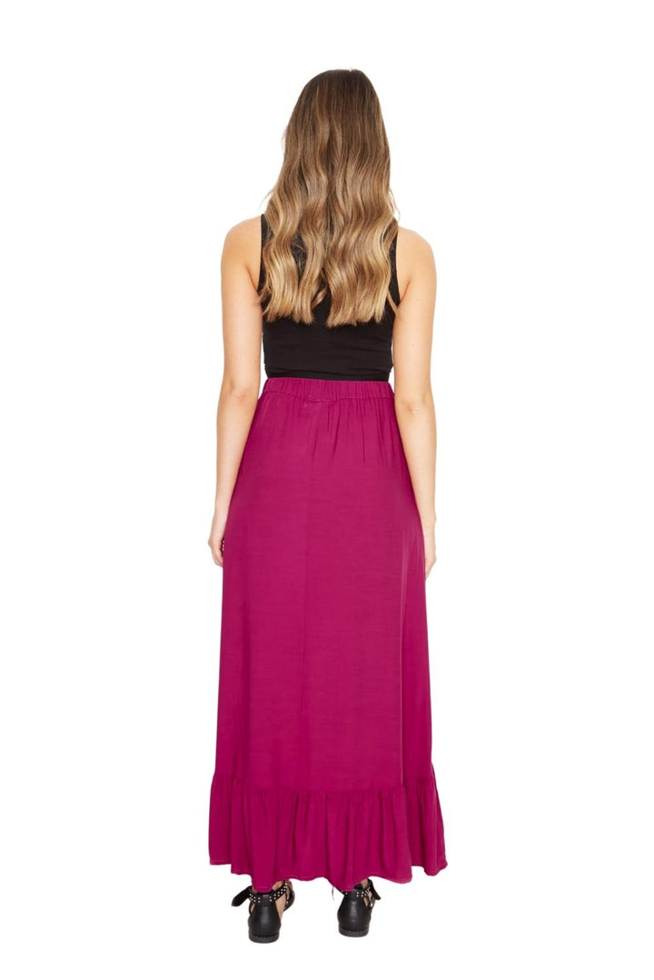 Falda Ana fucsia