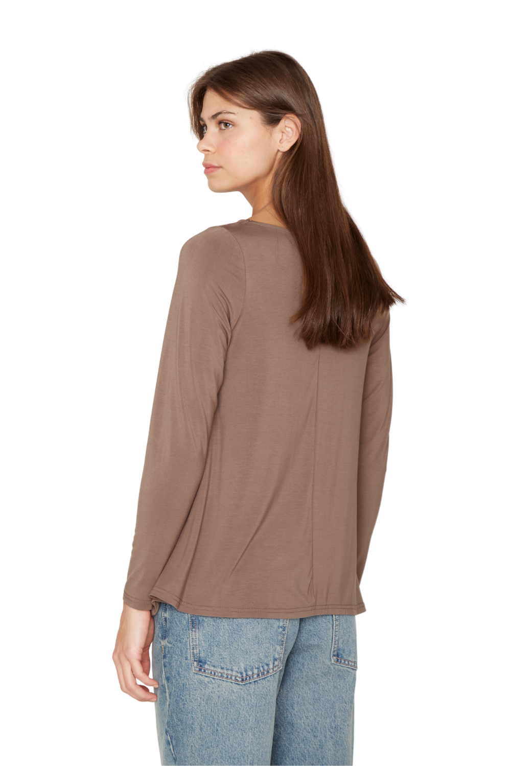 Polera Bianca Campana café