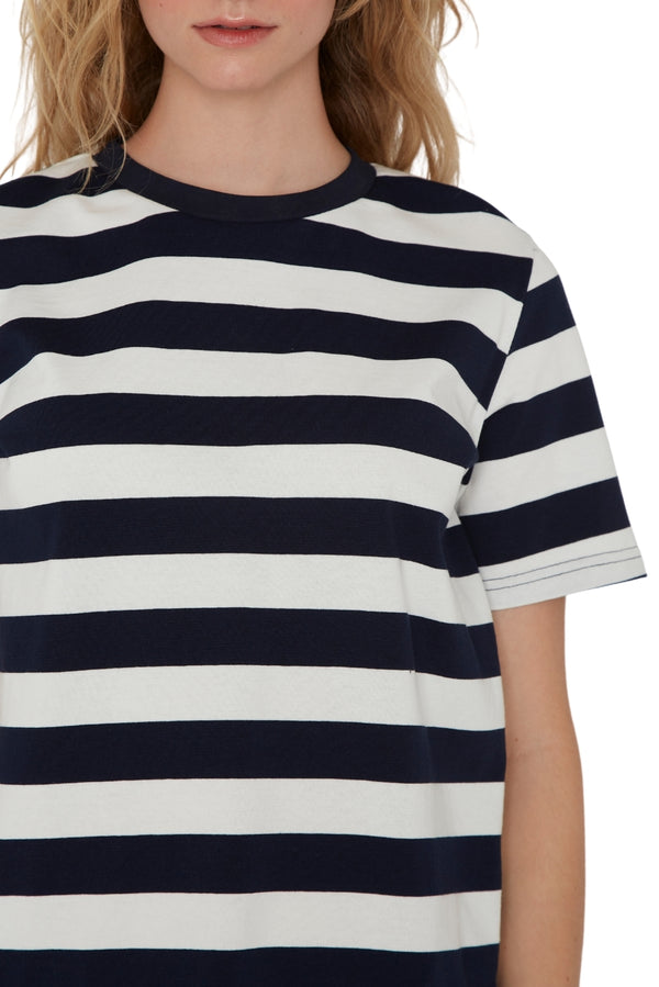 Polera Aspen rayas azul