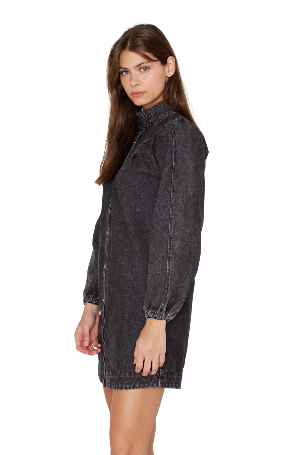 Vestido Denim Porter negro
