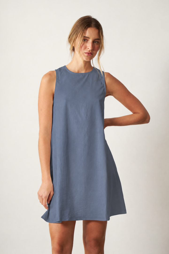Vestido Elena Corto azul