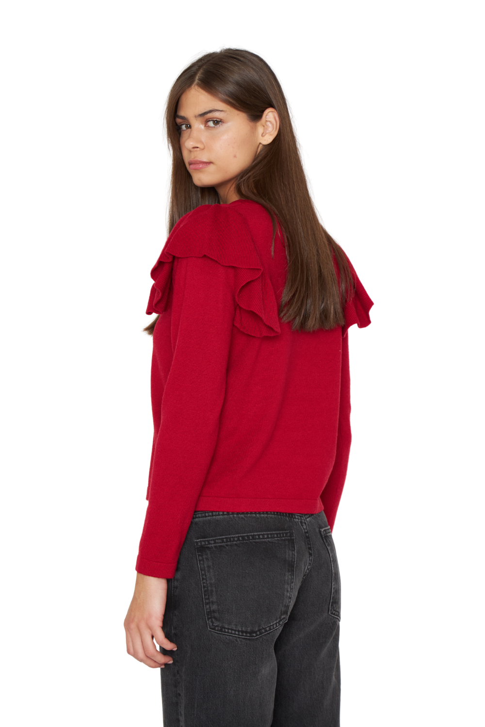 Chaleco Olimpia cherry