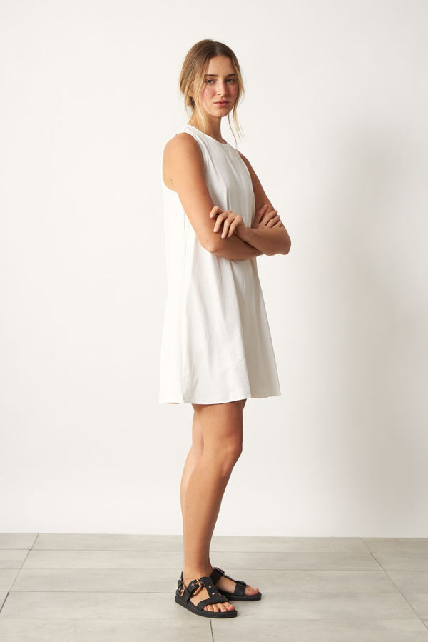 Vestido Elena Corto blanco