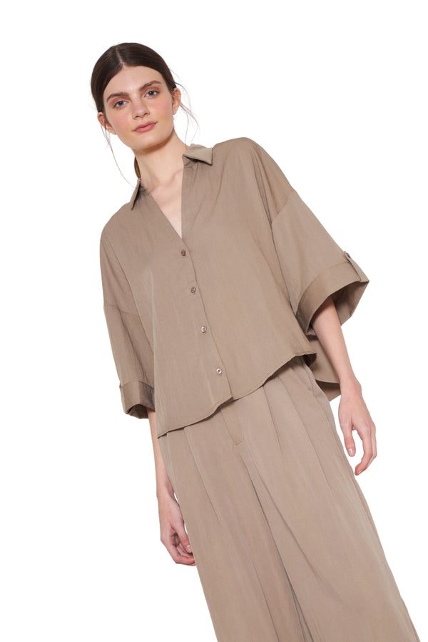 Blusa Elena café