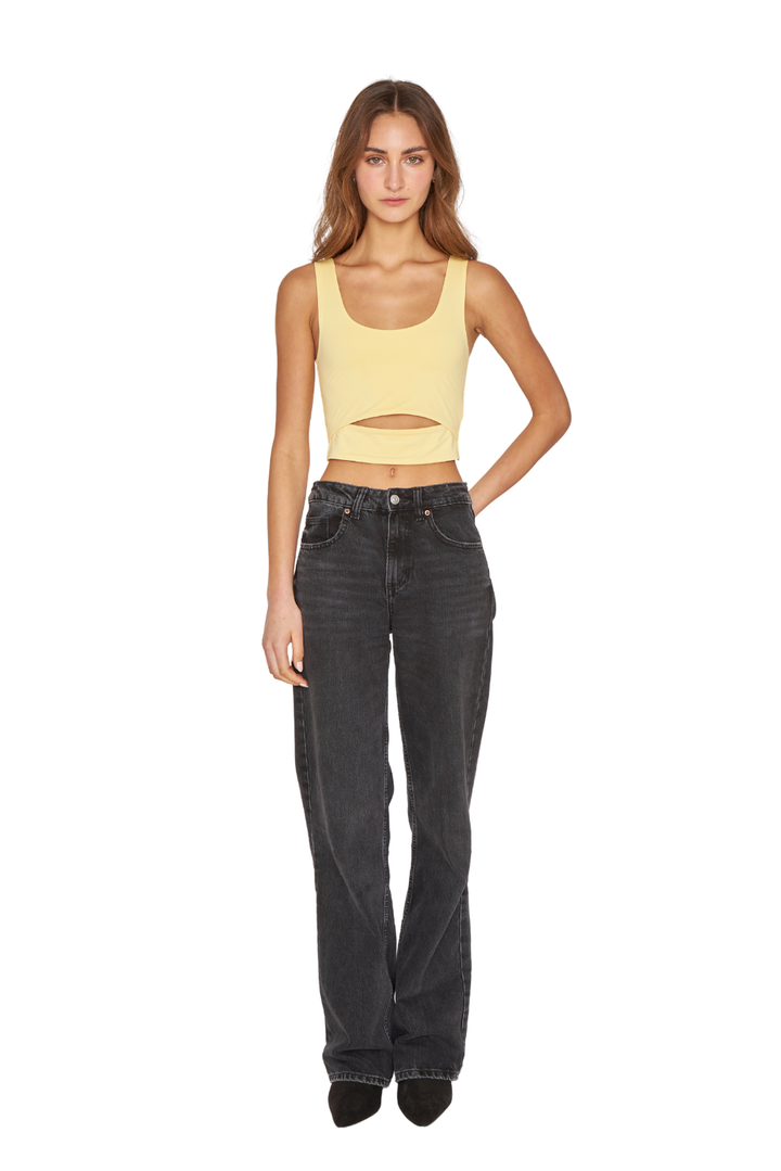 Croptop Cut Out amarillo