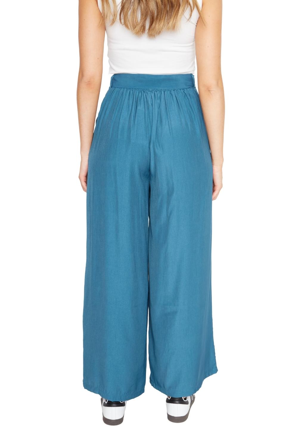 Pantalón Greta largo III petróleo