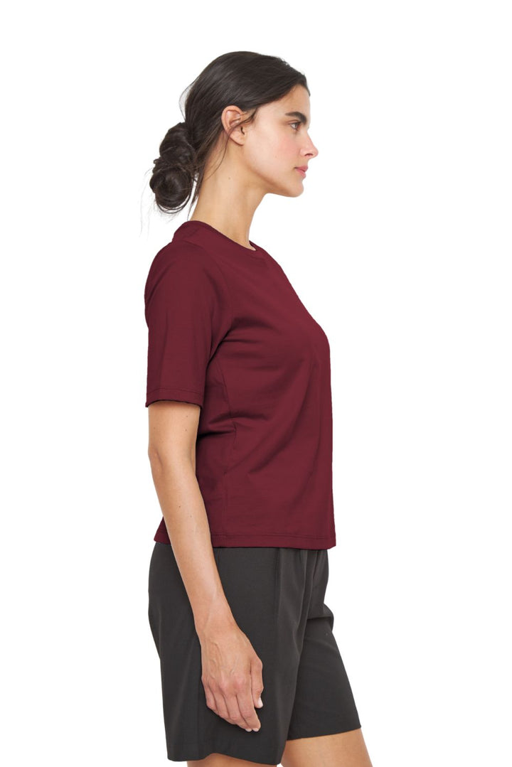 Polera Jacinta Pima burdeo