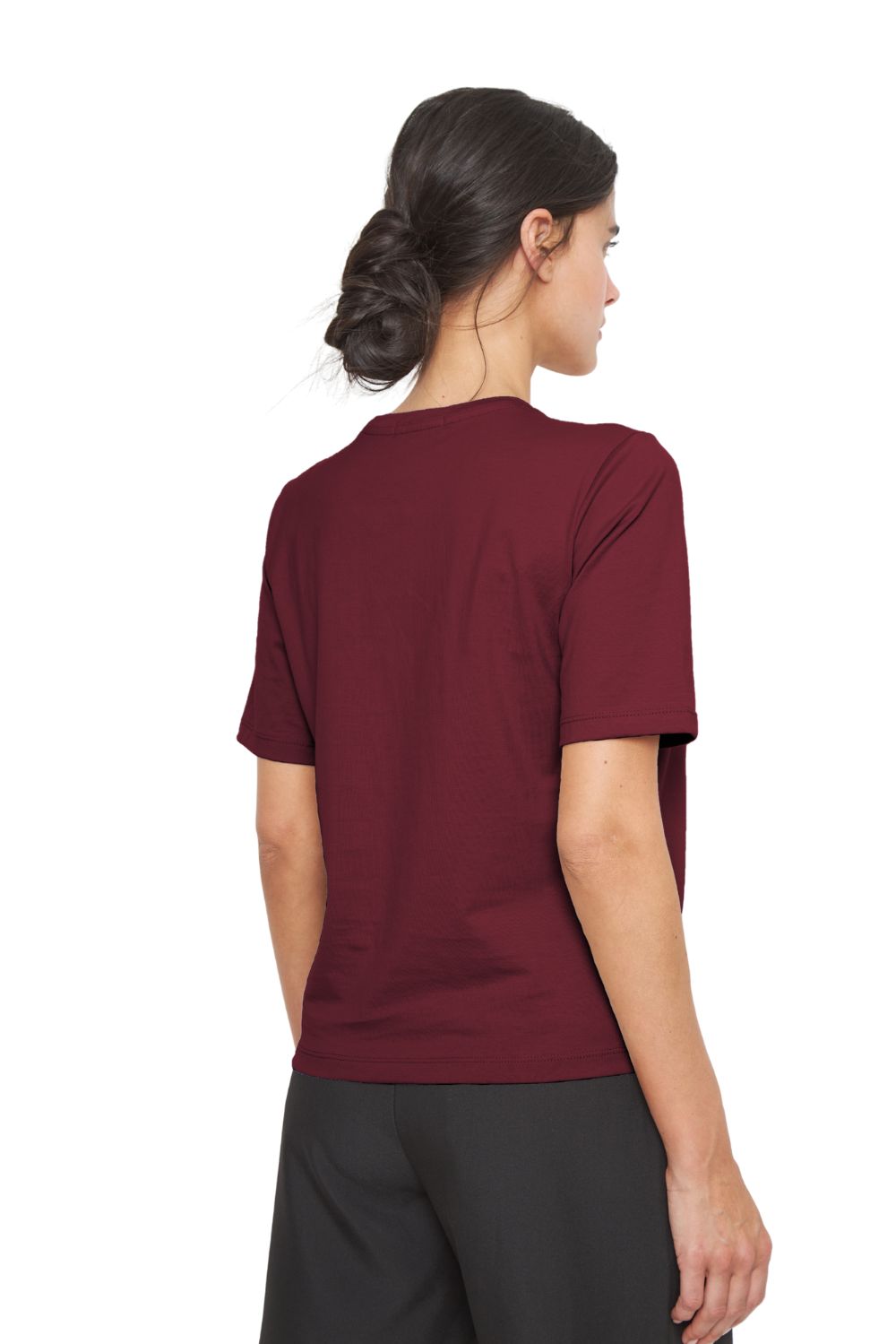 Polera Jacinta Pima burdeo