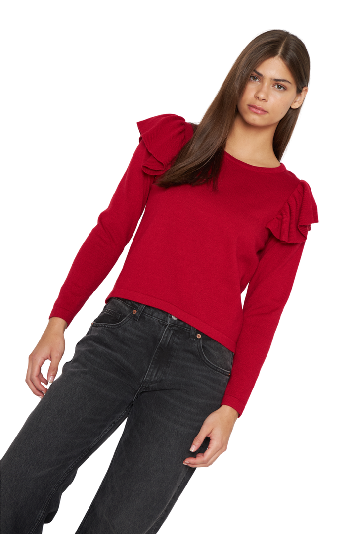 Chaleco Olimpia cherry