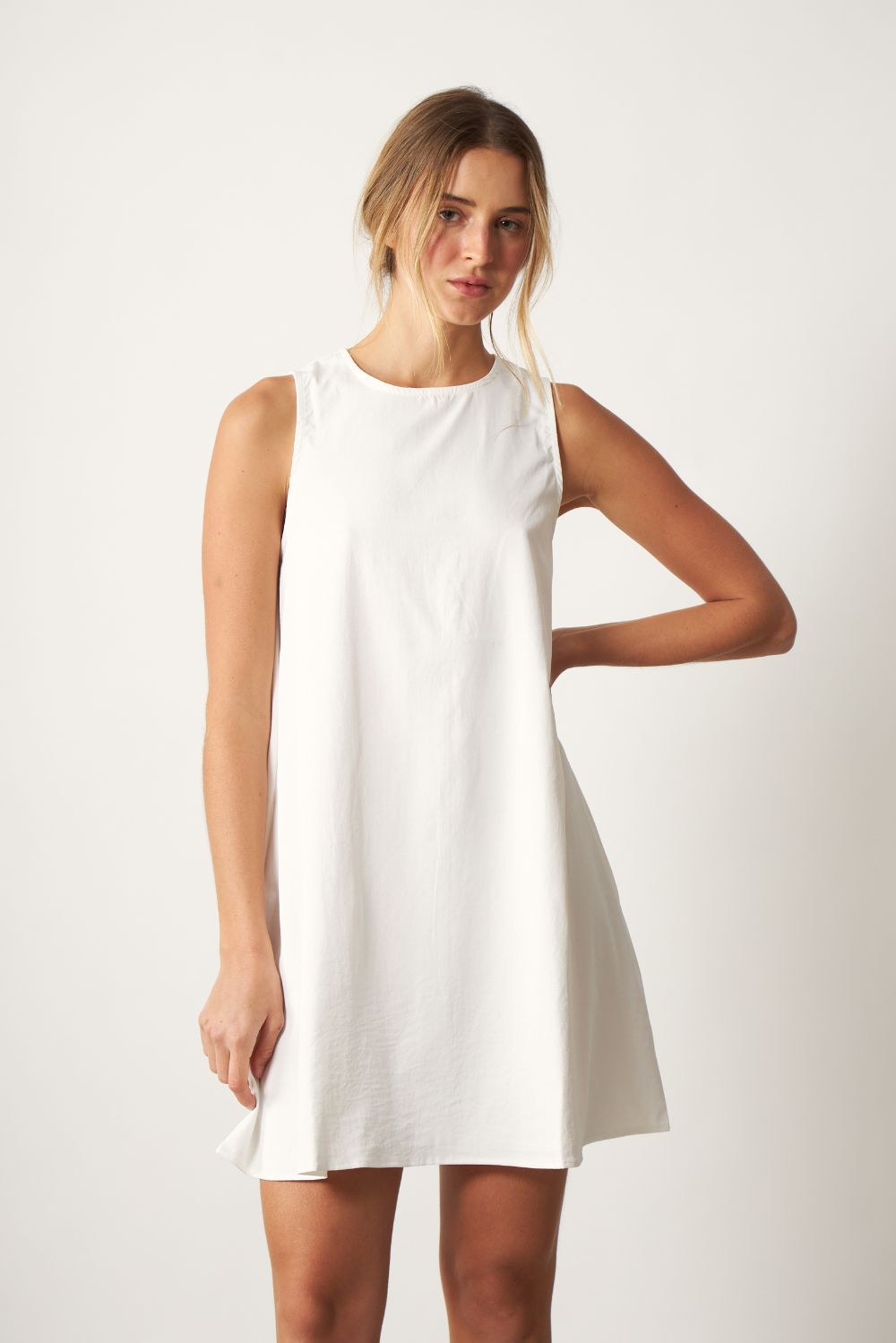 Vestido Elena Corto blanco