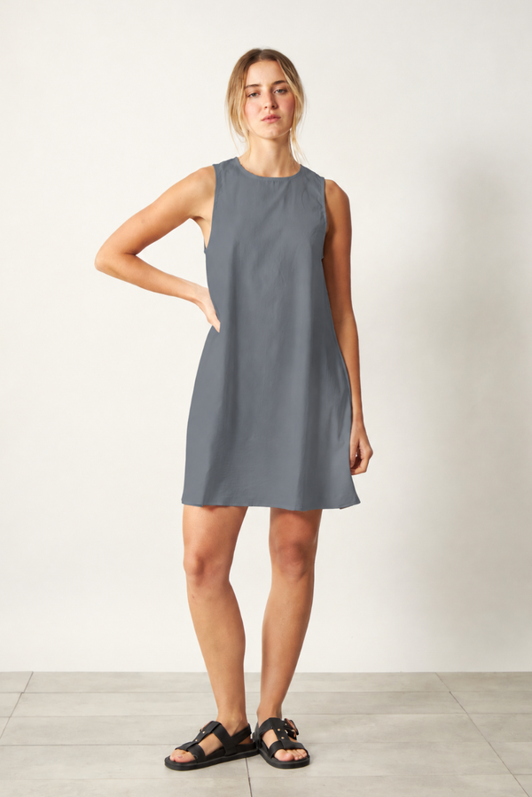 Vestido Elena Corto azul