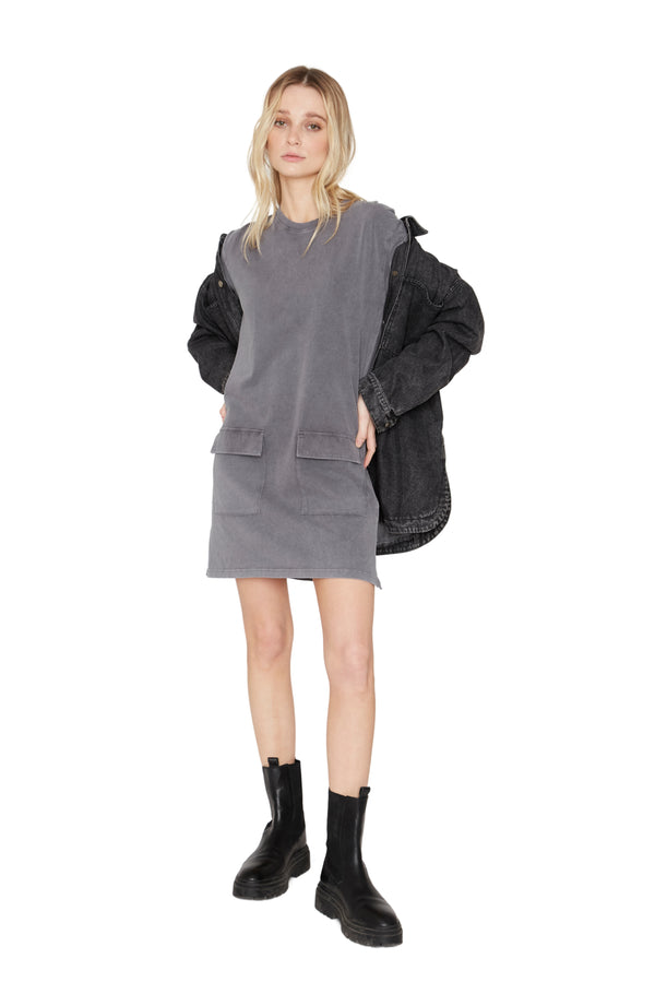 Vestido Cargo gris