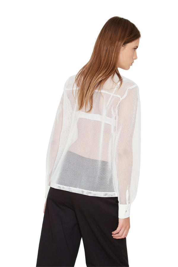 Blusa Sara red blanca
