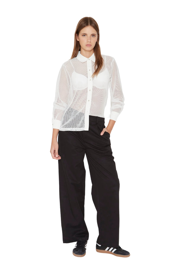 Blusa Sara red blanca