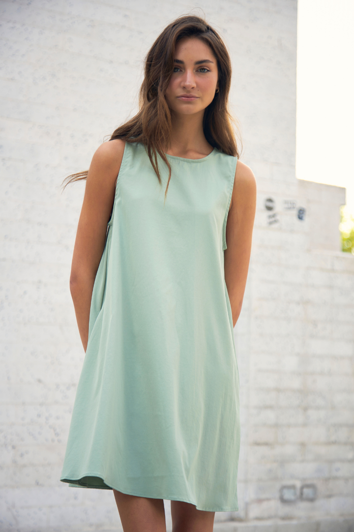 Vestido Elena Corto verde