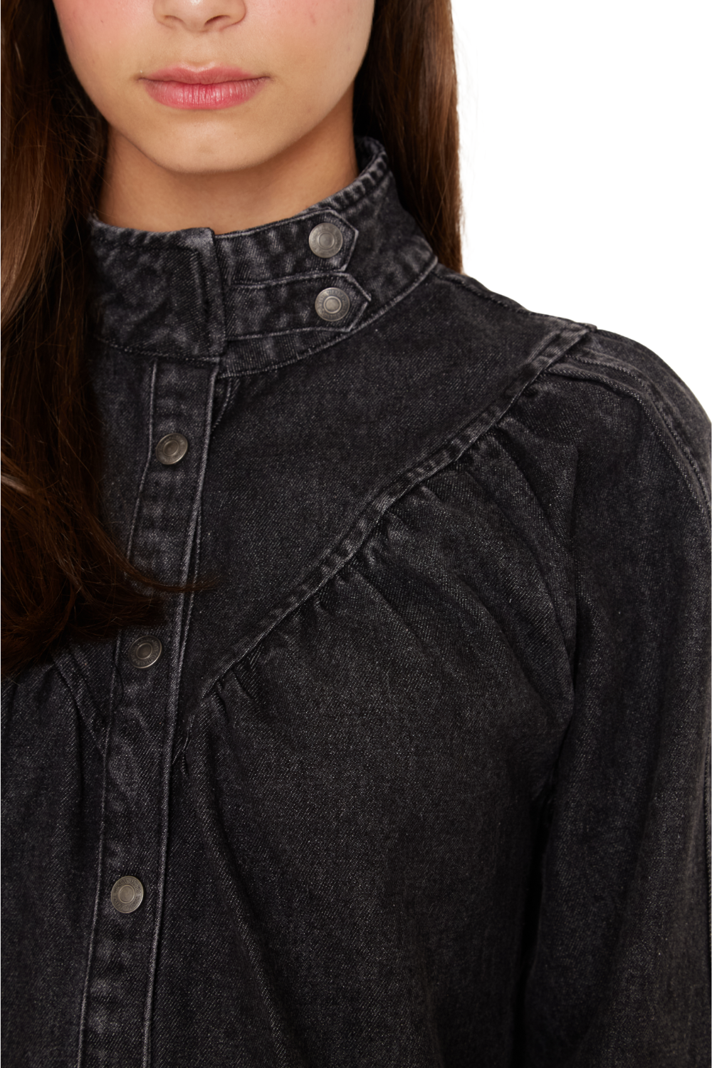 Vestido Denim Porter negro