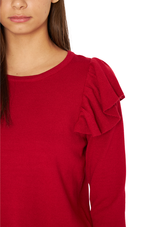 Chaleco Olimpia cherry