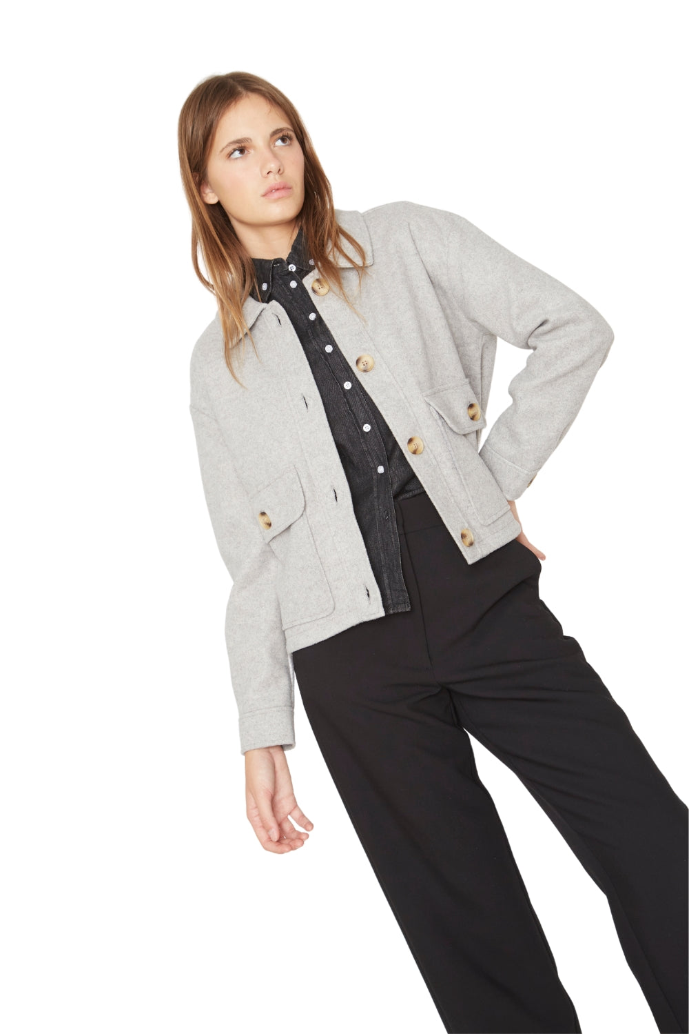 Chaqueta Cargo gris