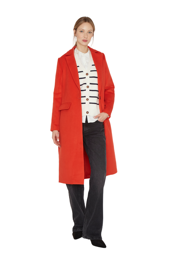 Abrigo Paris coral