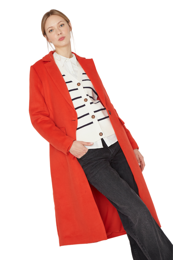 Abrigo Paris coral