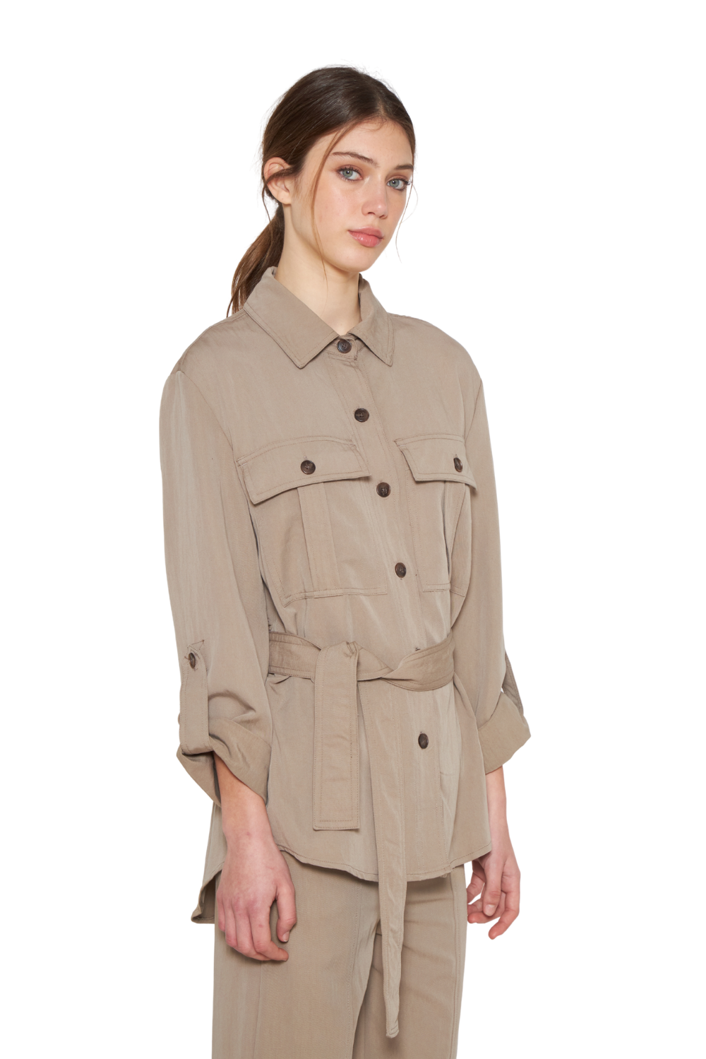 Blusa Bea café