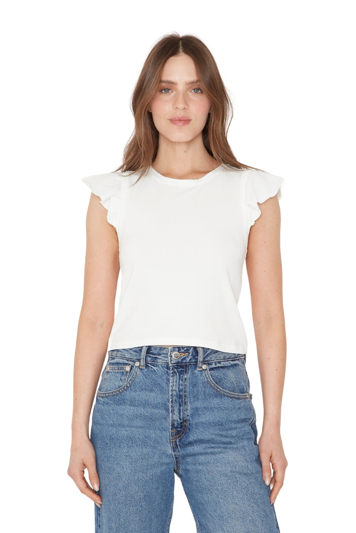 Polera Gracia alitas III blanca
