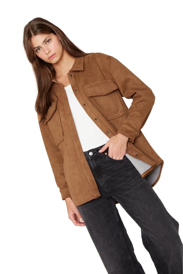 Chaqueta Brook camel