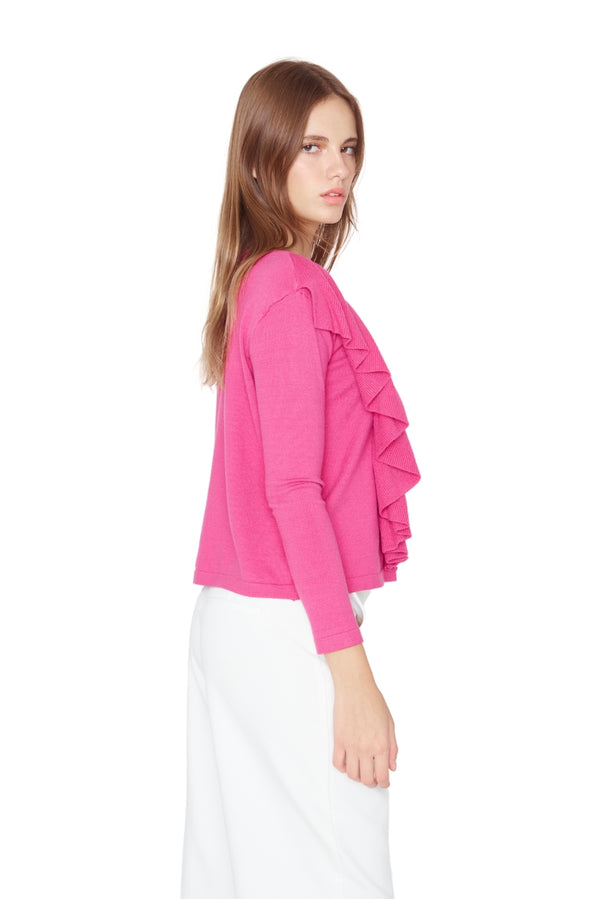 Chaleco Celine fucsia