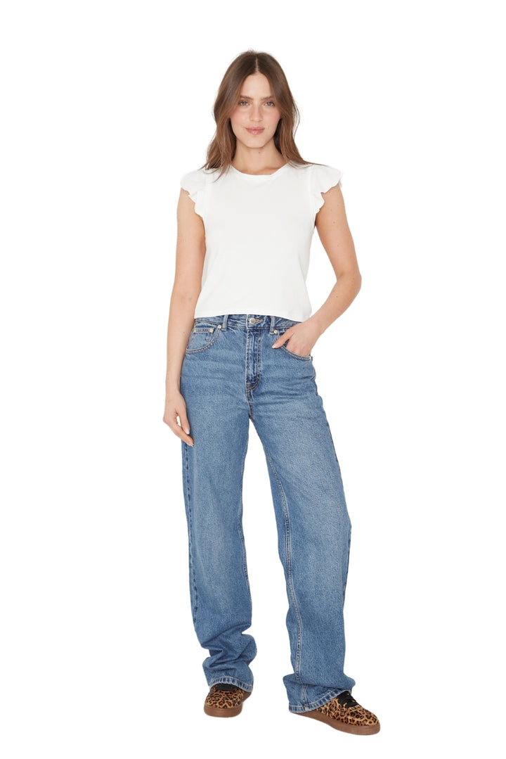 Polera Gracia alitas III blanca