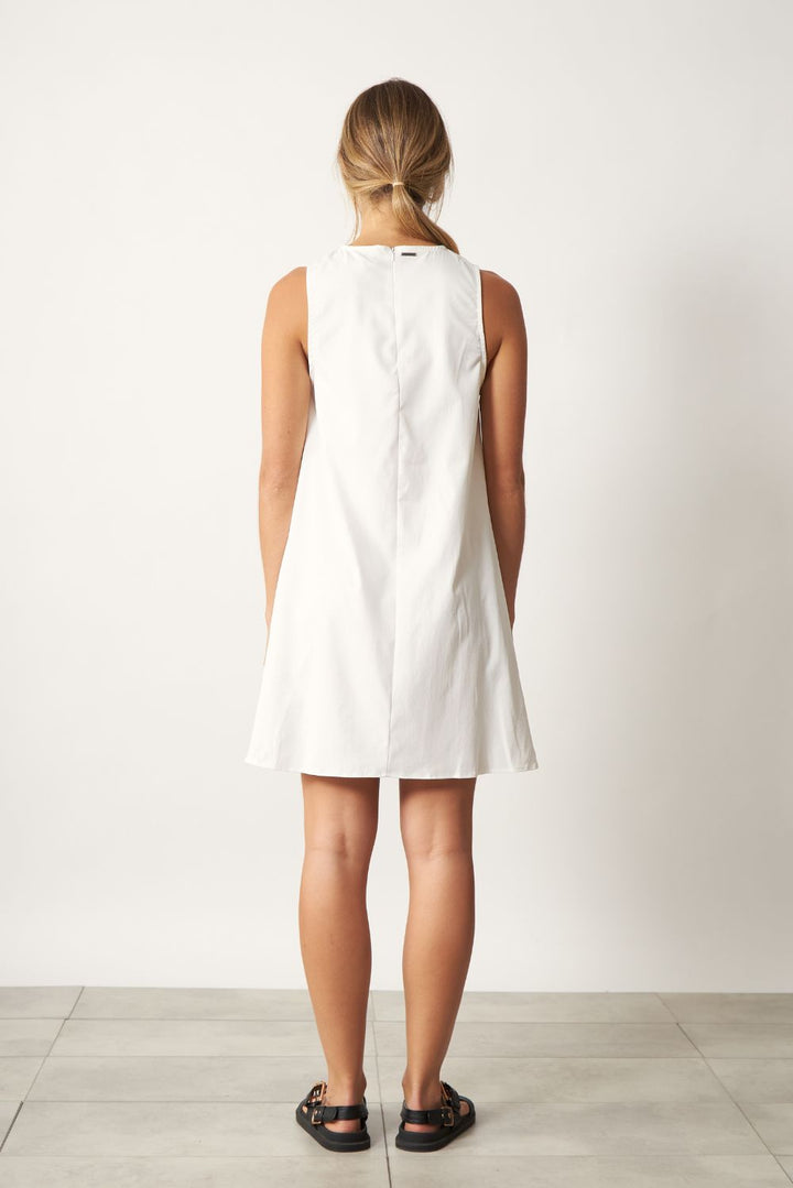 Vestido Elena Corto blanco