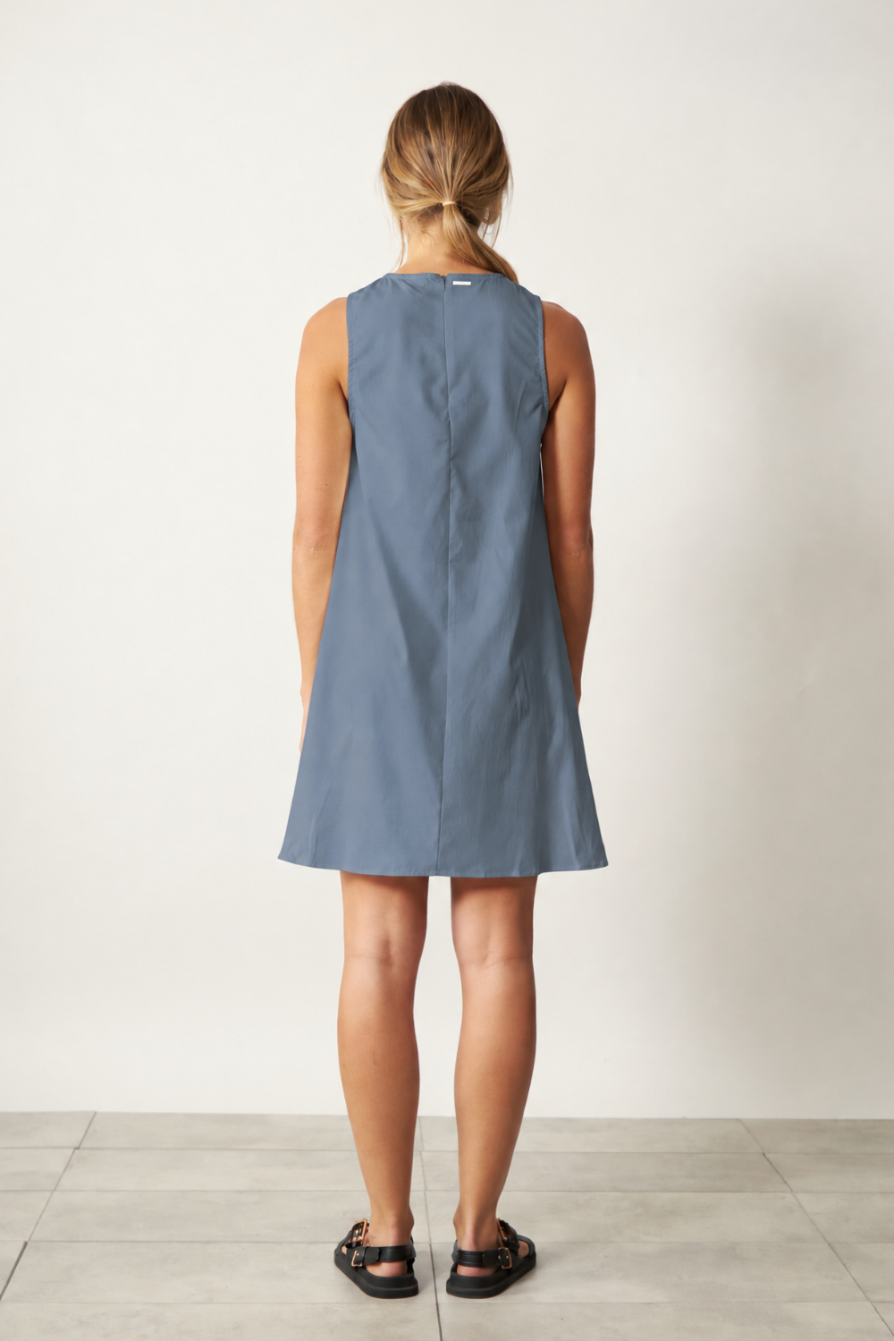 Vestido Elena Corto azul