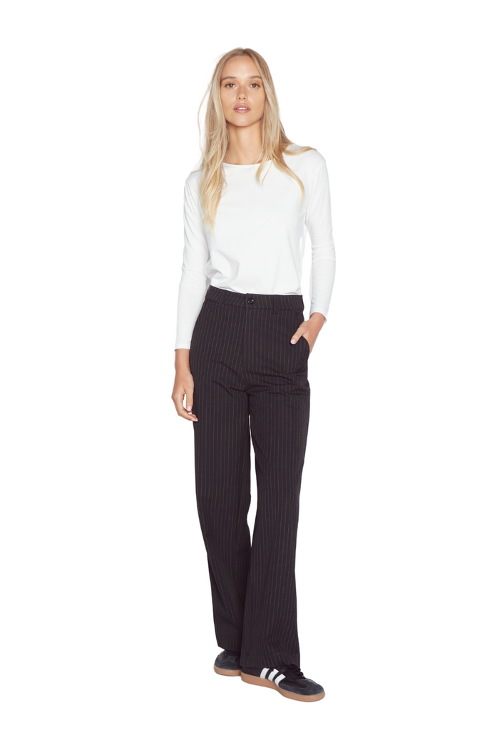 Pantalón Owen rayas gris