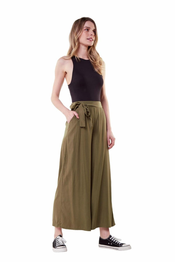 Pantalón Greta midi II verde