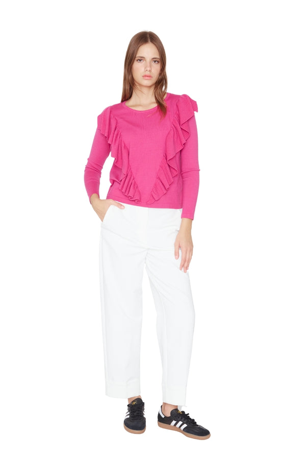Chaleco Celine fucsia