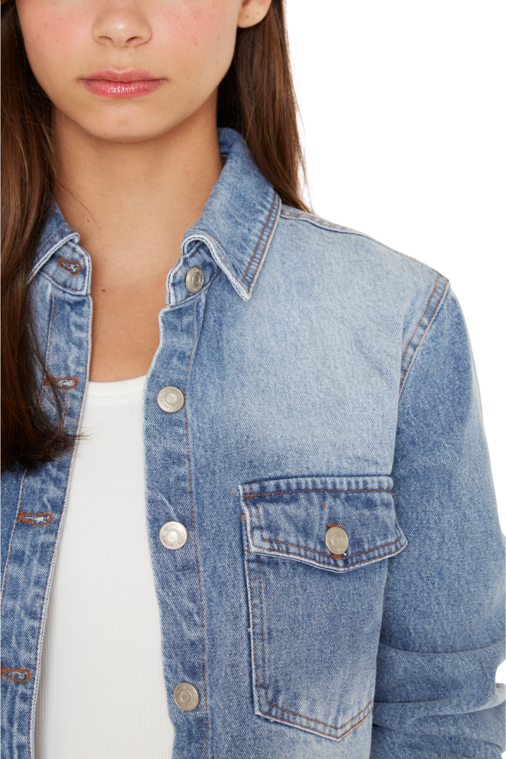 Camisa Porter Bolsillos azul